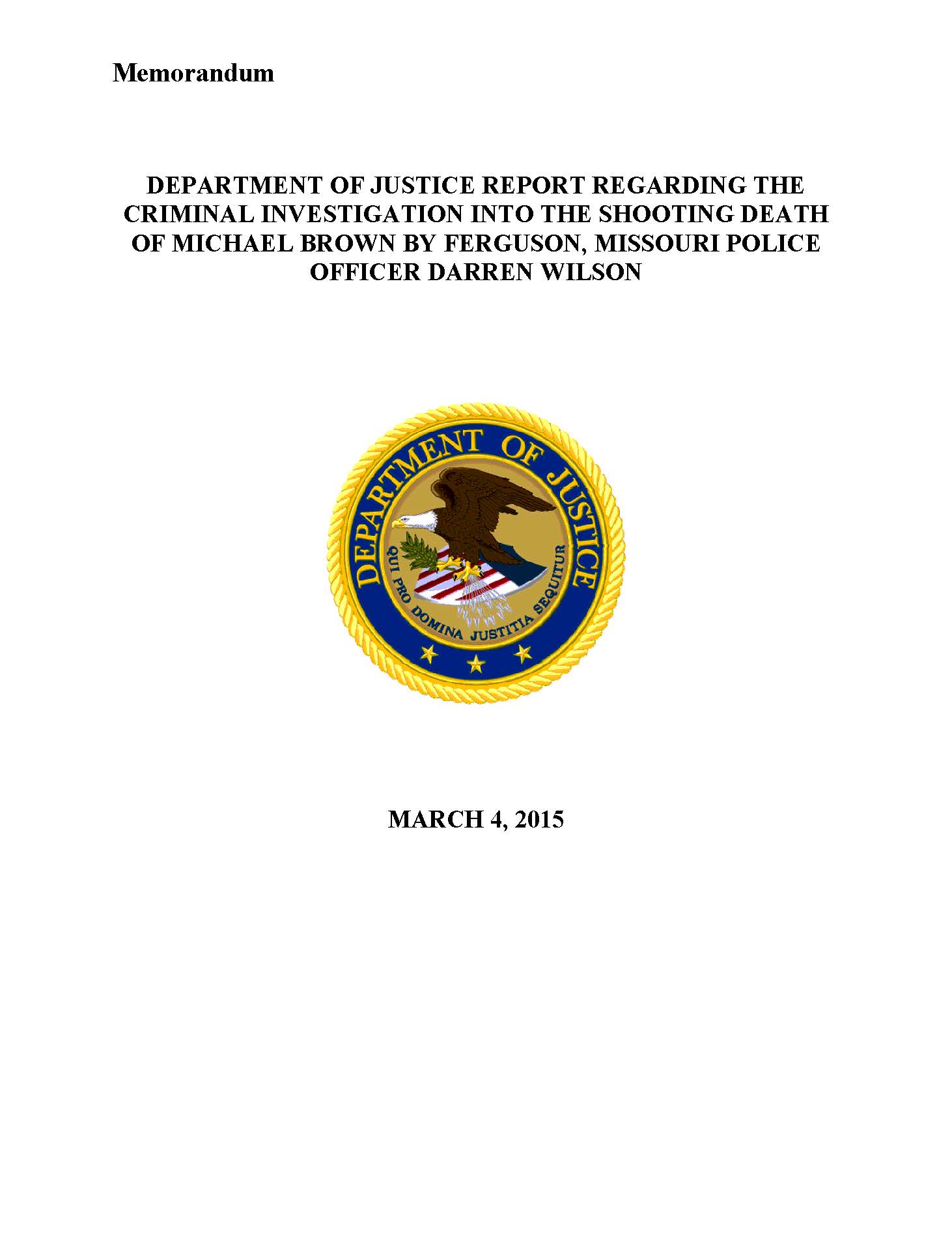 DOJ-Report-on-Shooting-of-Michael-Brown DARREN WILSON 1