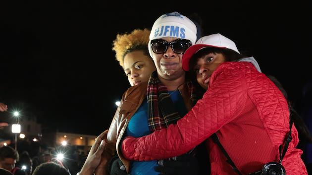 LESLIE MCSPADDEN NIGHT OF GRAND JURY ANNOUNCEMENT